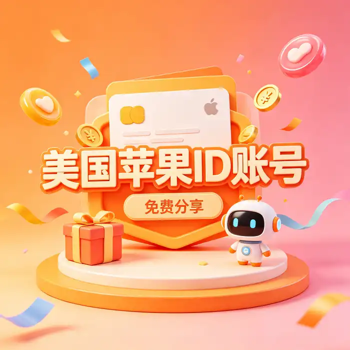 米白与柔粉色背景上的海外应用商店账户主题艺术视觉